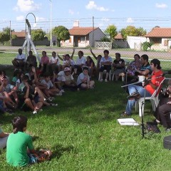 Se inició el proyecto «El arte abraza» en la granja educativa